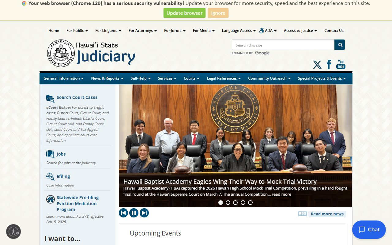 Hawaii State Judiciary First Circuit Honolulu County death index probate records