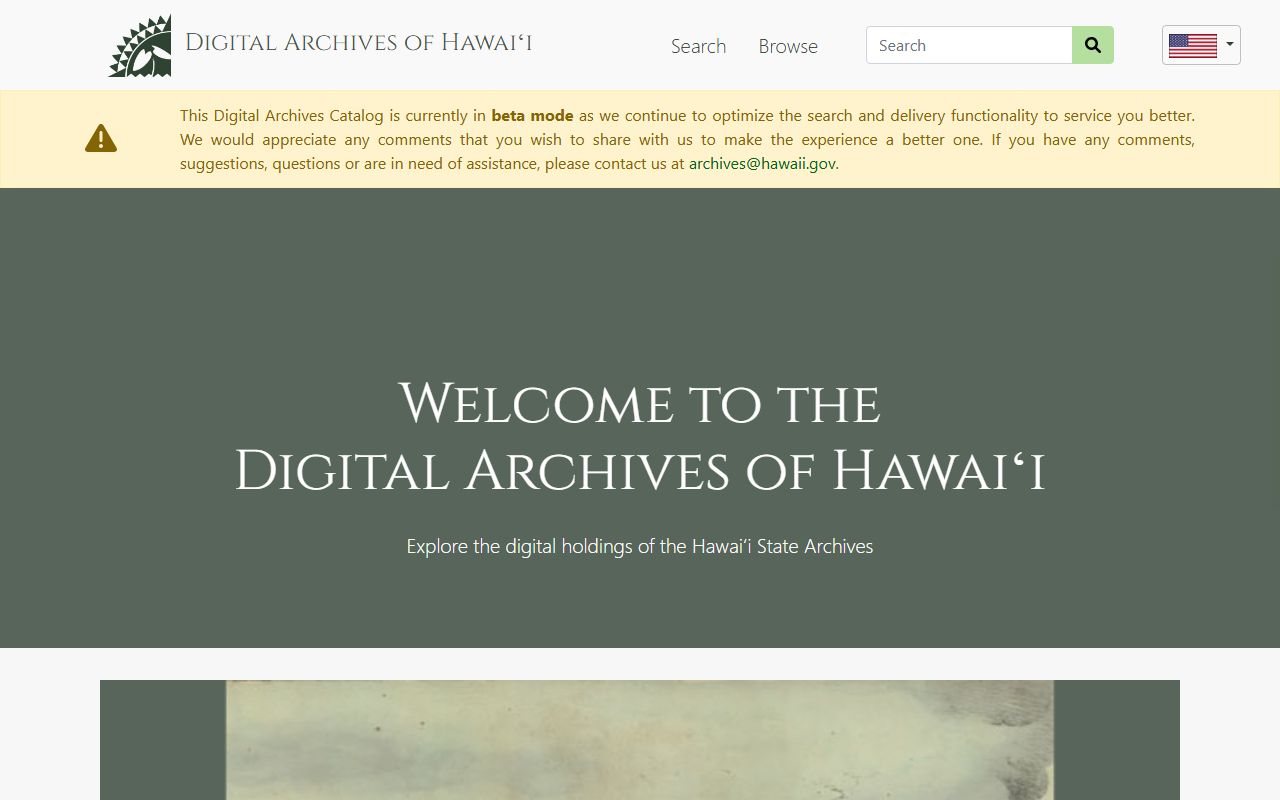 Hawaii State Archives Digital Archives for historical death index records